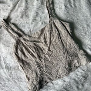 Quince Beige Linen Top